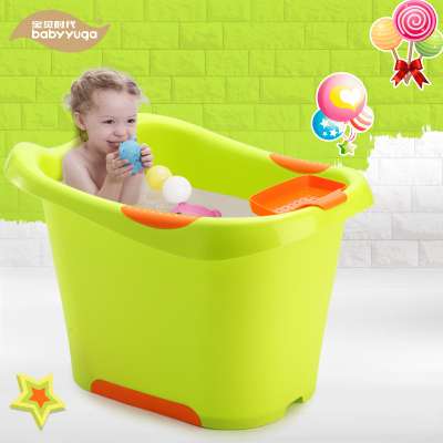 Environmental protection plastic kids bath bucket baby bathtub