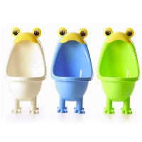 Wholesale cartoon frog urinal boys bathroom pee trainer potty baby male urination device portable potty training toilet