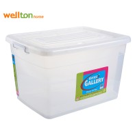 Home large hard plastic storage organizer case box