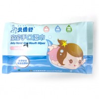 OEM 80pcs nonwoven refreshing alcohol free baby wet wipes with lid